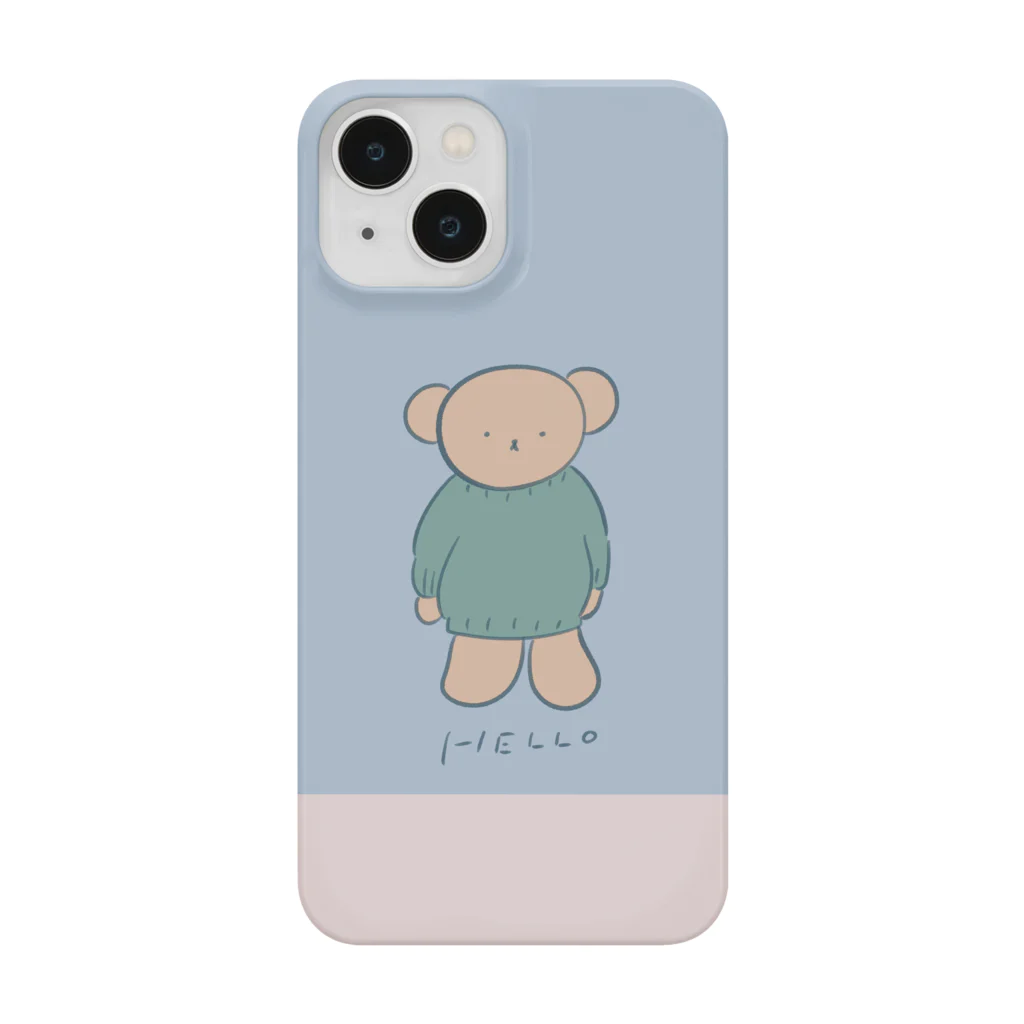 たえまなくひかるのハローベア Smartphone Case