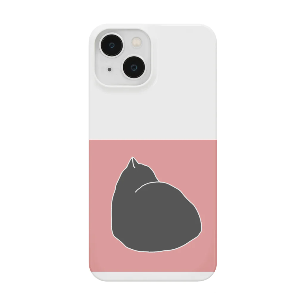 たま屋のねこねこシルエット　ピンク Smartphone Case