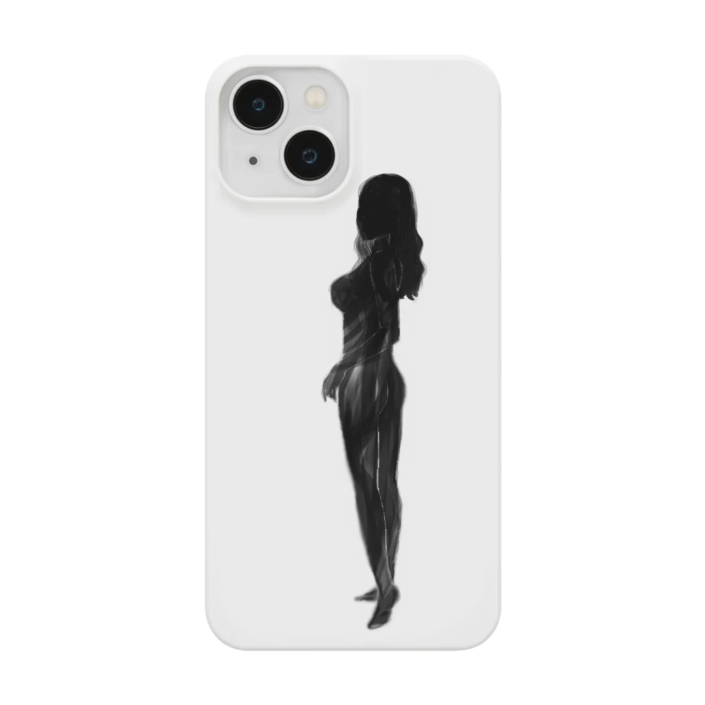 月夜のタツノオトシゴのDon’t walk away iPhone Smartphone Case