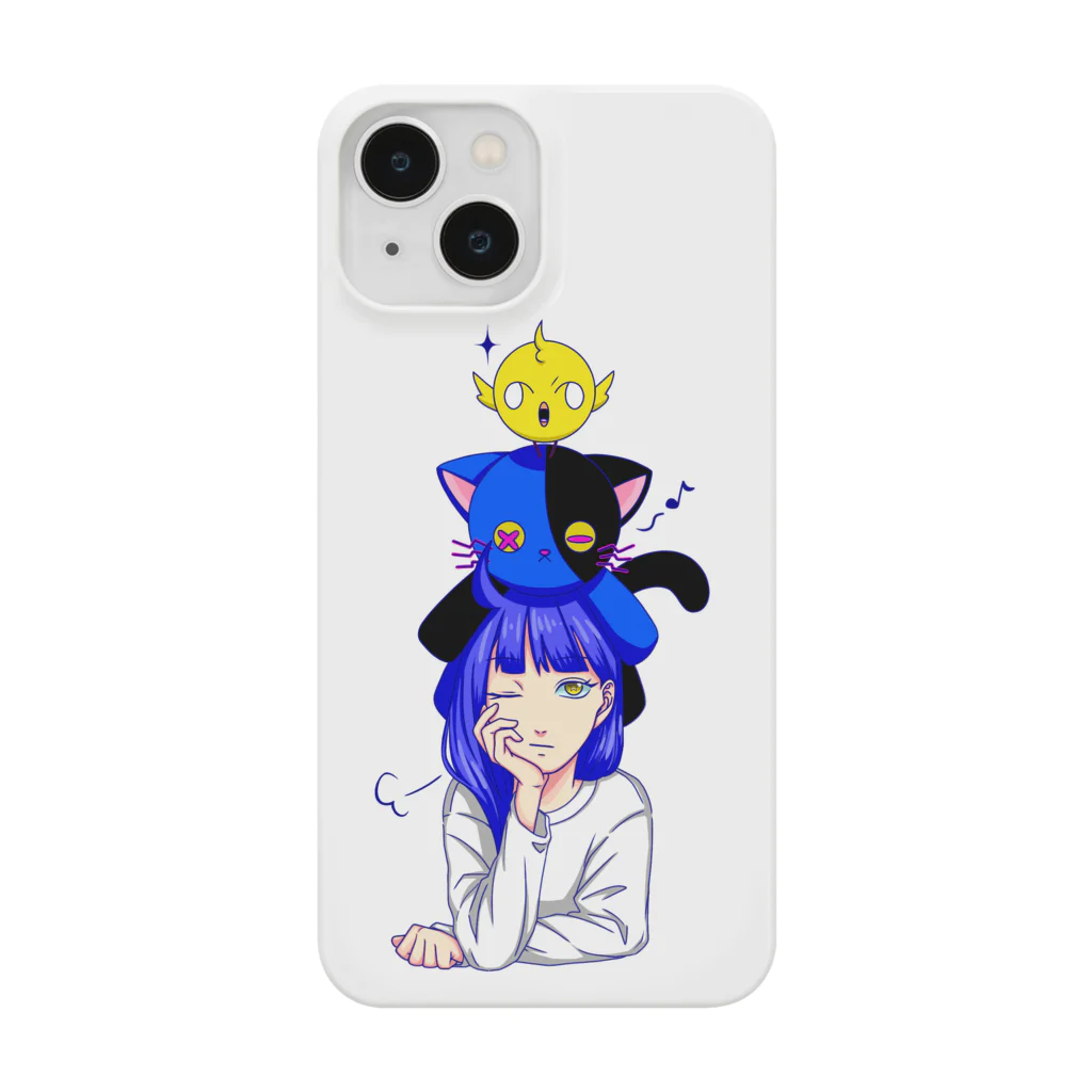 青と猫の青猫タワー Smartphone Case