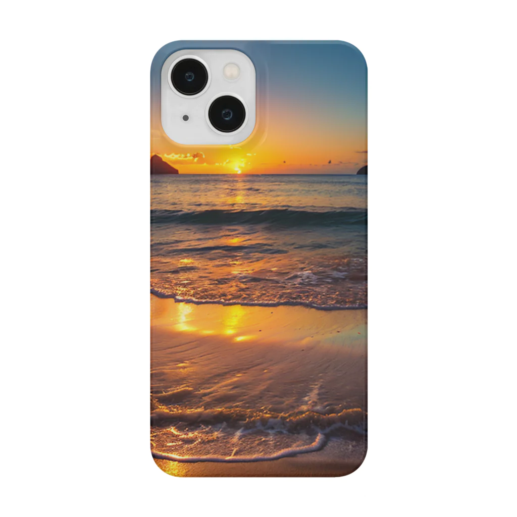 LeoBreezeのポリネシアンの夕陽1 Smartphone Case