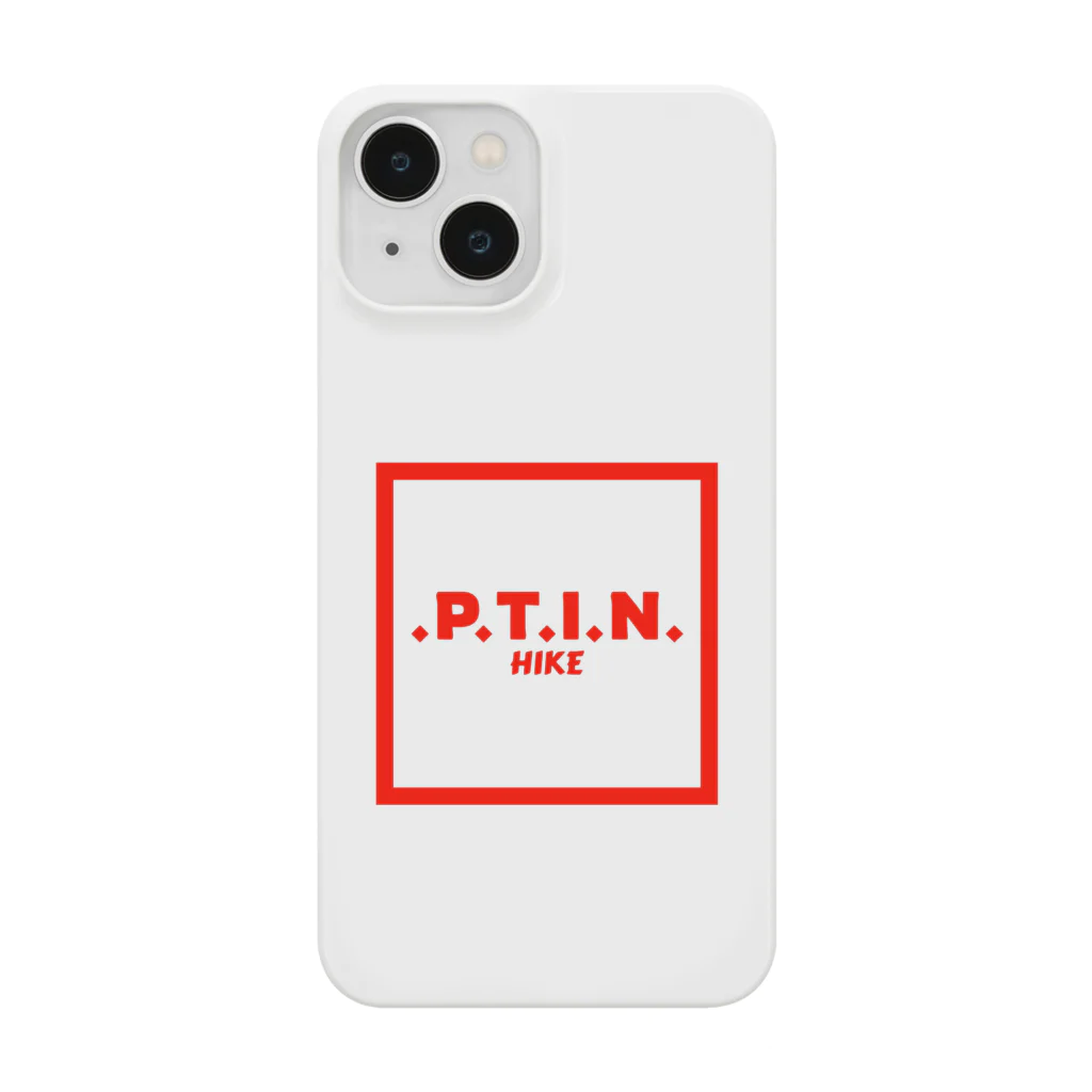 .P.T.I.N. HIKEの.P.T.I.N. HIKE - ACCESSORY  "SQUARE RED LOGO"  Smartphone Case