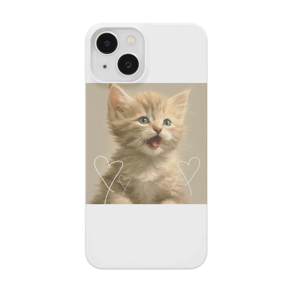 ❤︎cute❤︎のloveキャット Smartphone Case