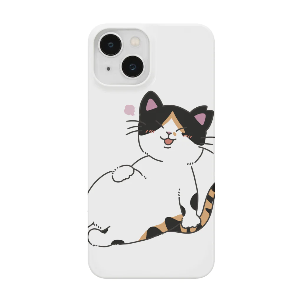 かぎしっぽの満腹猫 Smartphone Case