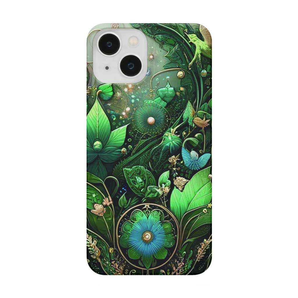 Emerald Canopyの「エメラルドの森」スマホケース Smartphone Case