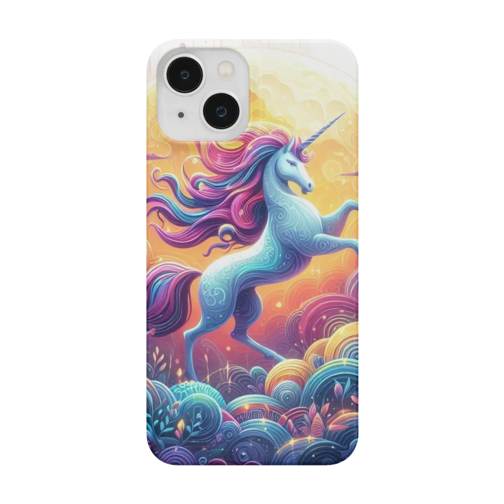 HMTの幻想馬と月「fantasy horse and moon」 Smartphone Case