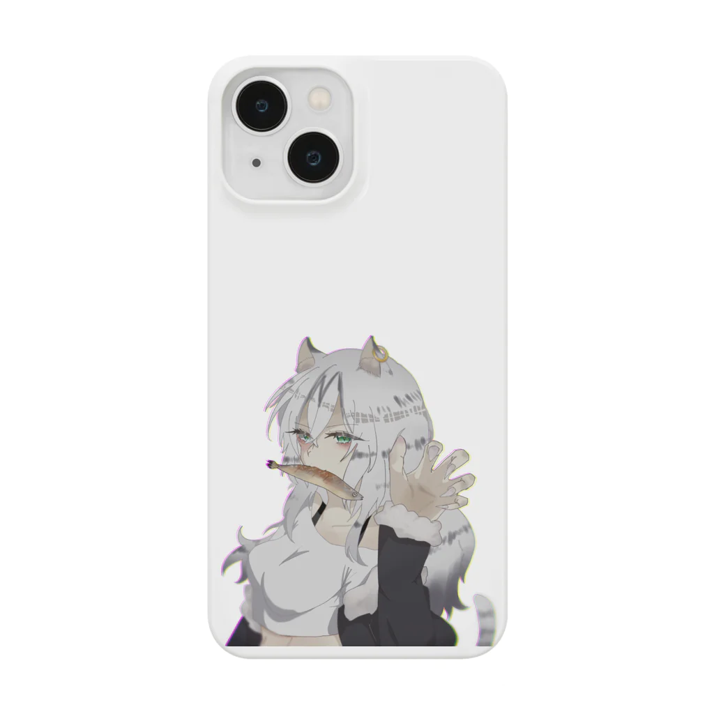 MIlle Feuille(ミルフィーユ) 雑貨店のオリジナルの猫耳クール女子 Smartphone Case