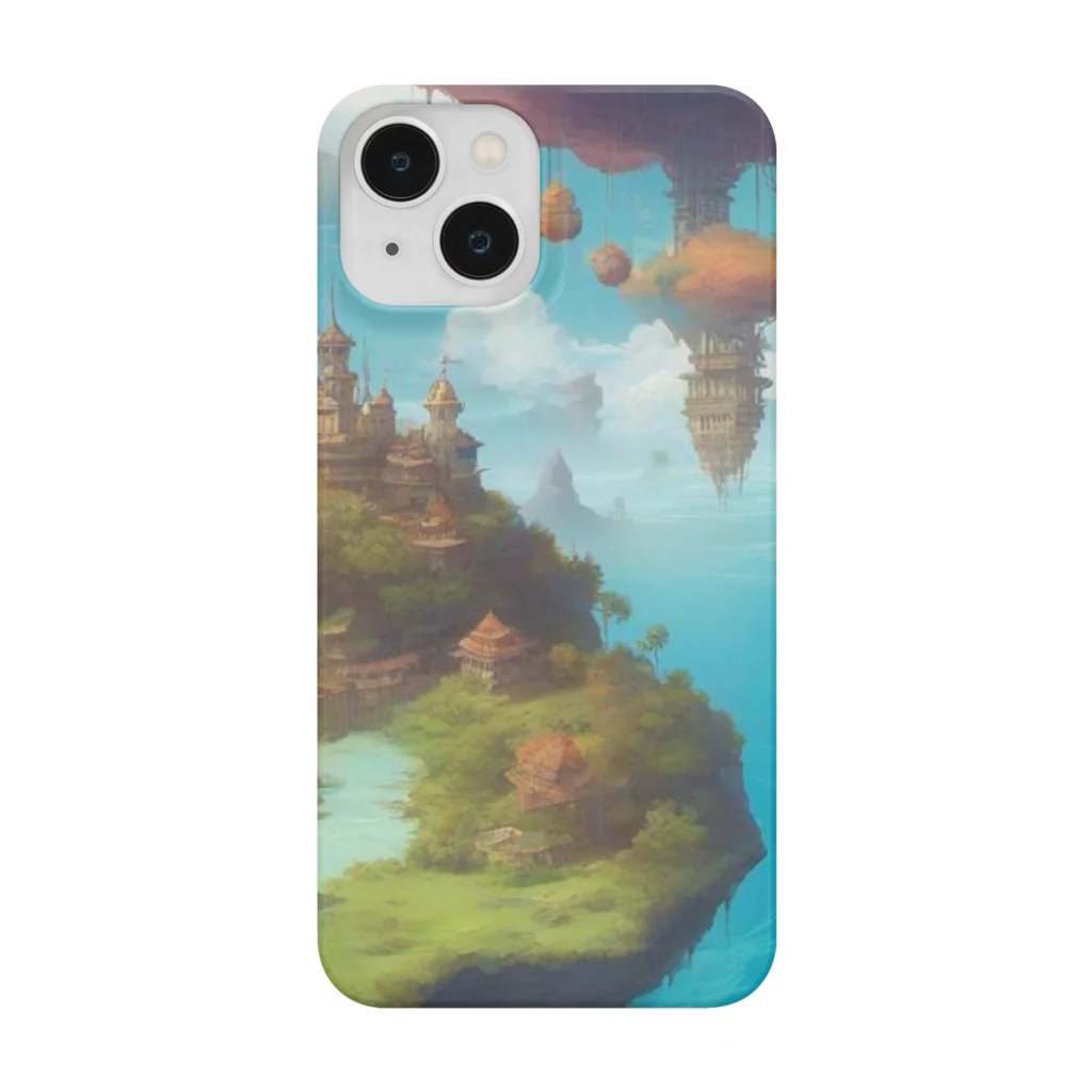 G7のショップの 幻想の浮遊アイランド コレクション（Fantastical Levitating Islands Collection） スマホケース