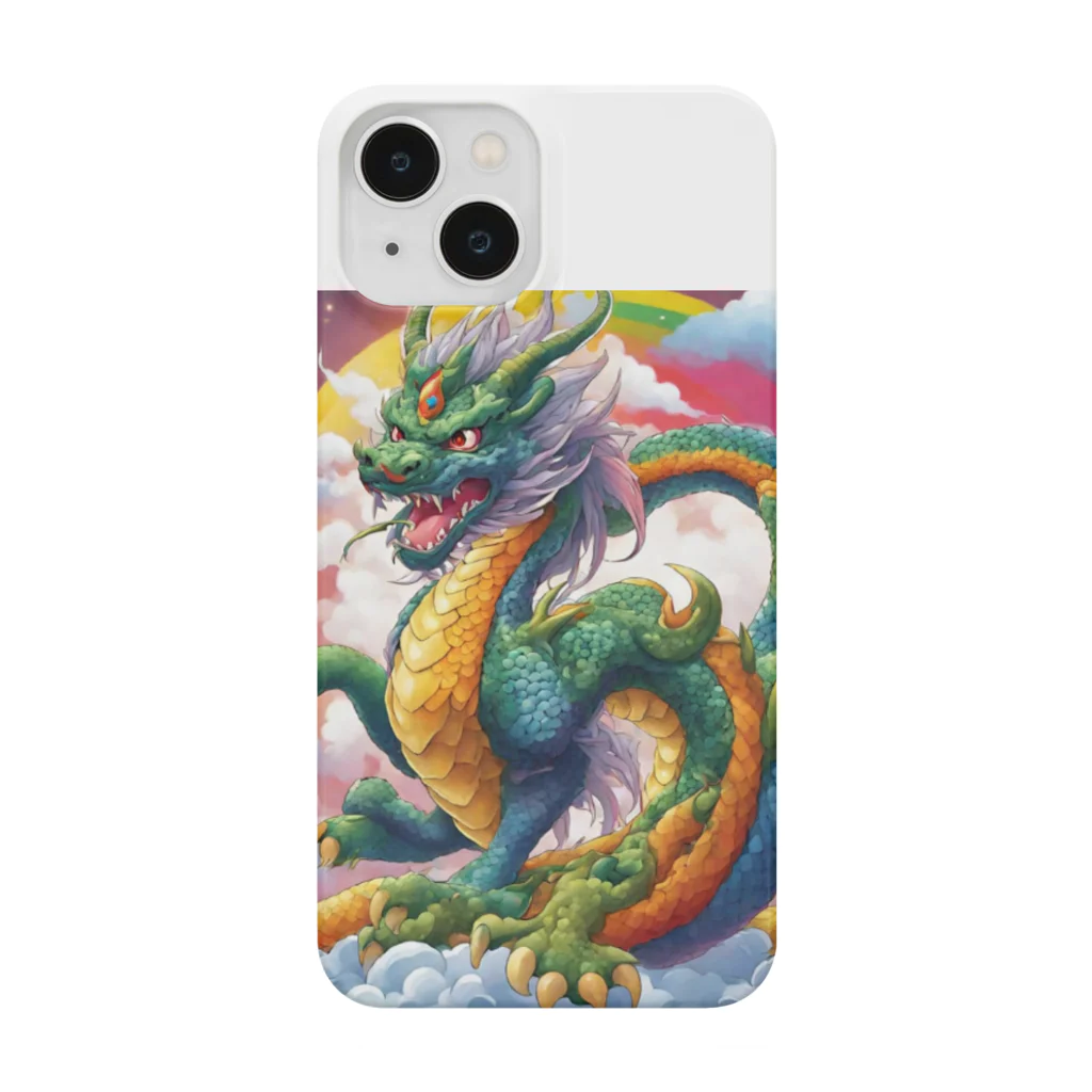 Ryu76 shopの虹龍 Smartphone Case