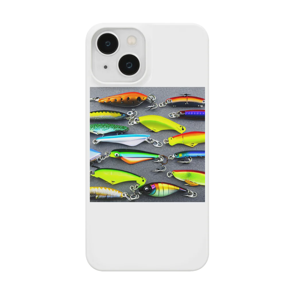 No Fishing No Life のルアーを見てるだけで幸せ Smartphone Case