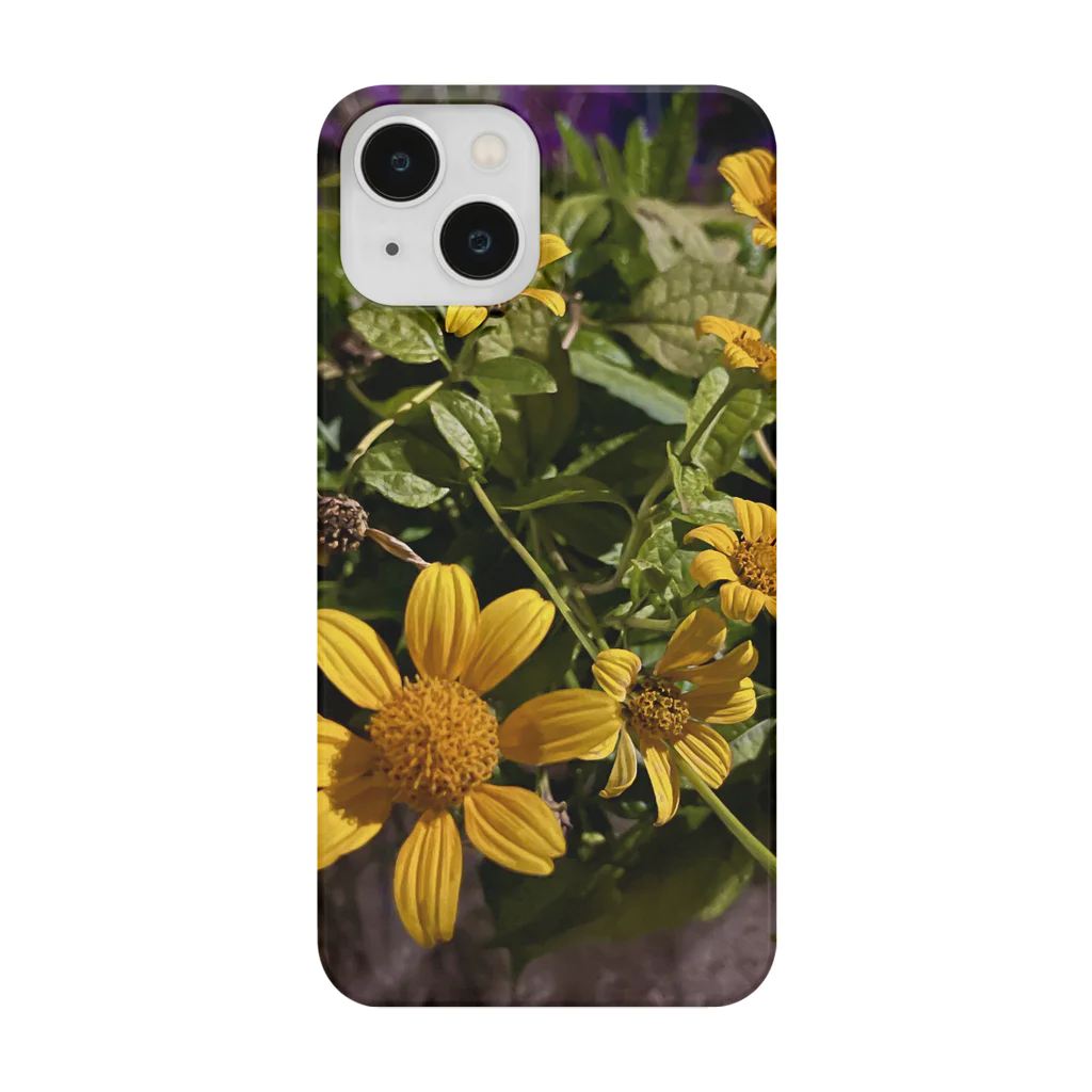 moon💎✨の「秋の夜の黄華🌼🌙」の写真 Smartphone Case