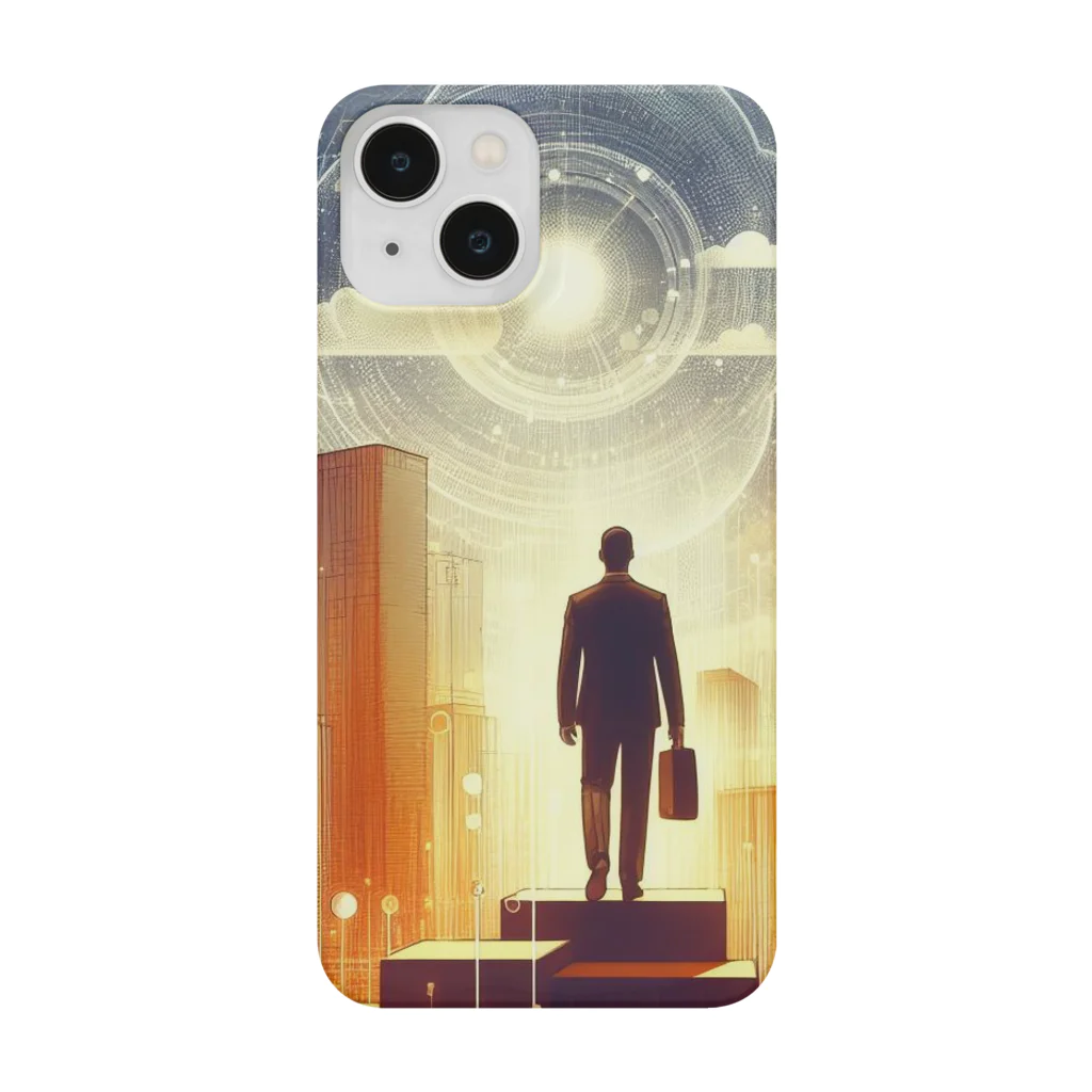 8ball.AI.artのビジネスマン Smartphone Case