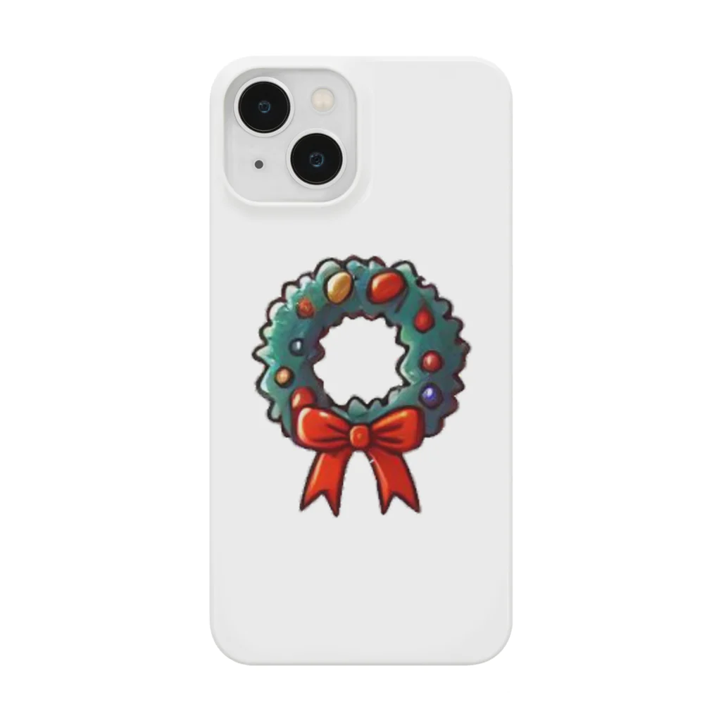 終わらない夢🌈のクリスマスリース🎄✨ Smartphone Case