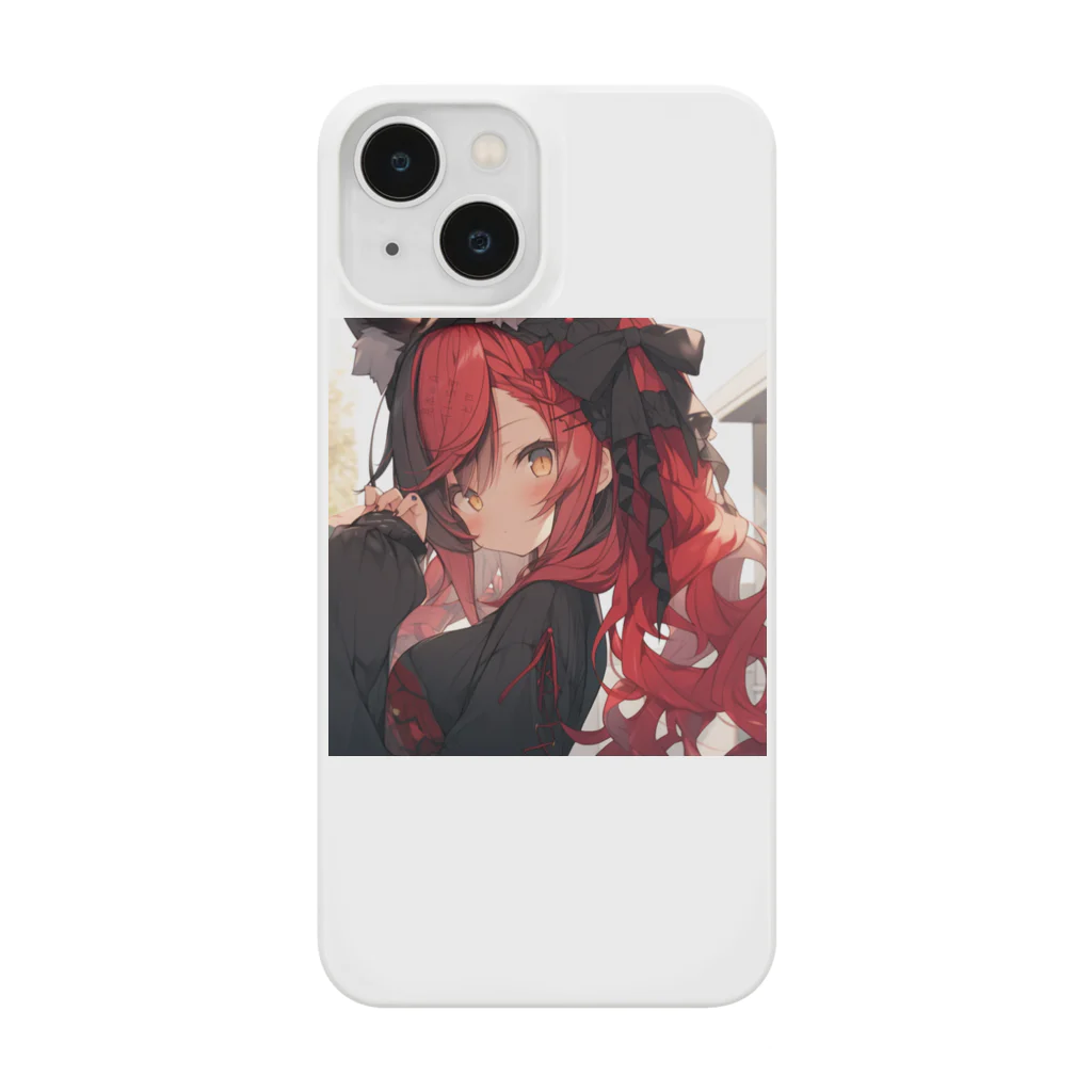 AIイラスト製作所の猫耳娘イラスト集 Smartphone Case