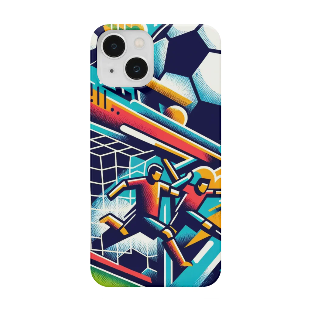 Everyday Elegance Goodsのブロックサッカー Smartphone Case