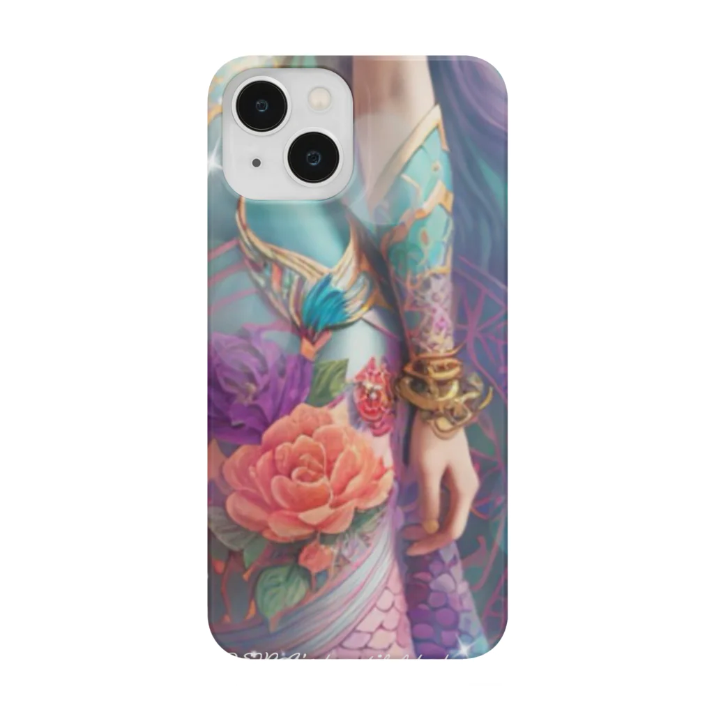 💖宇宙整体♪🌈♪こころからだチャンネル♪💖のmermaid REINA  fashion color Smartphone Case