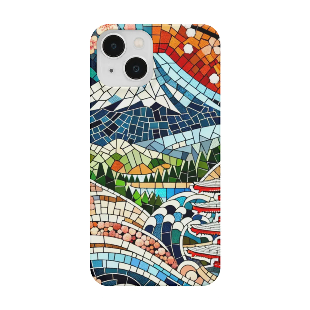 kageblogの日本の伝統と美しさを象徴するモザイクアート Smartphone Case