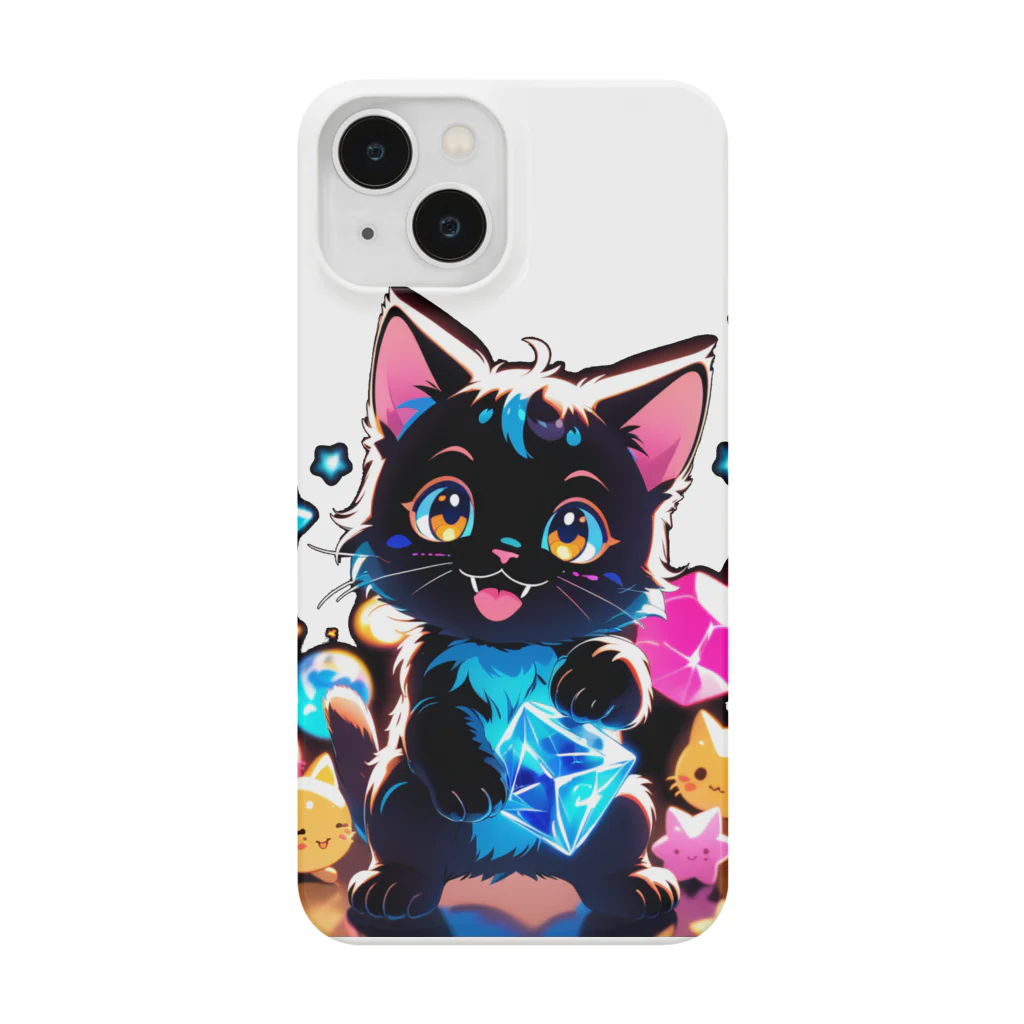 こひさま ショップ - 陽だまりの笑顔のねこのさふぁいあ Smartphone Case