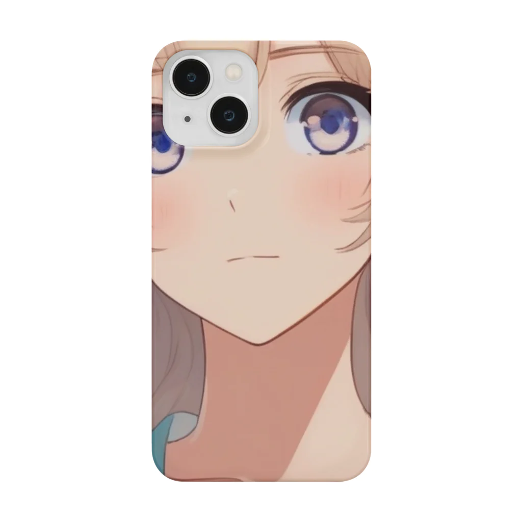 大竹栄喜の見つめる金髪少女 Smartphone Case