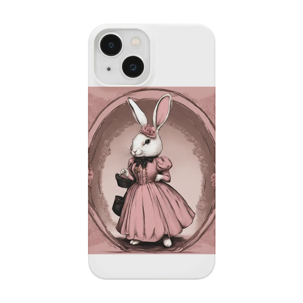 ウィリーの雑貨屋さんのシックなウサギちゃん Smartphone Case