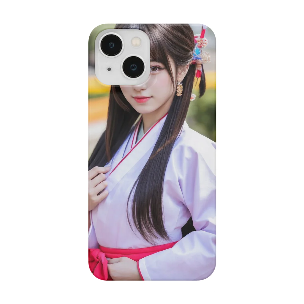 AI美女王国のドット絵かずみちゃん Smartphone Case