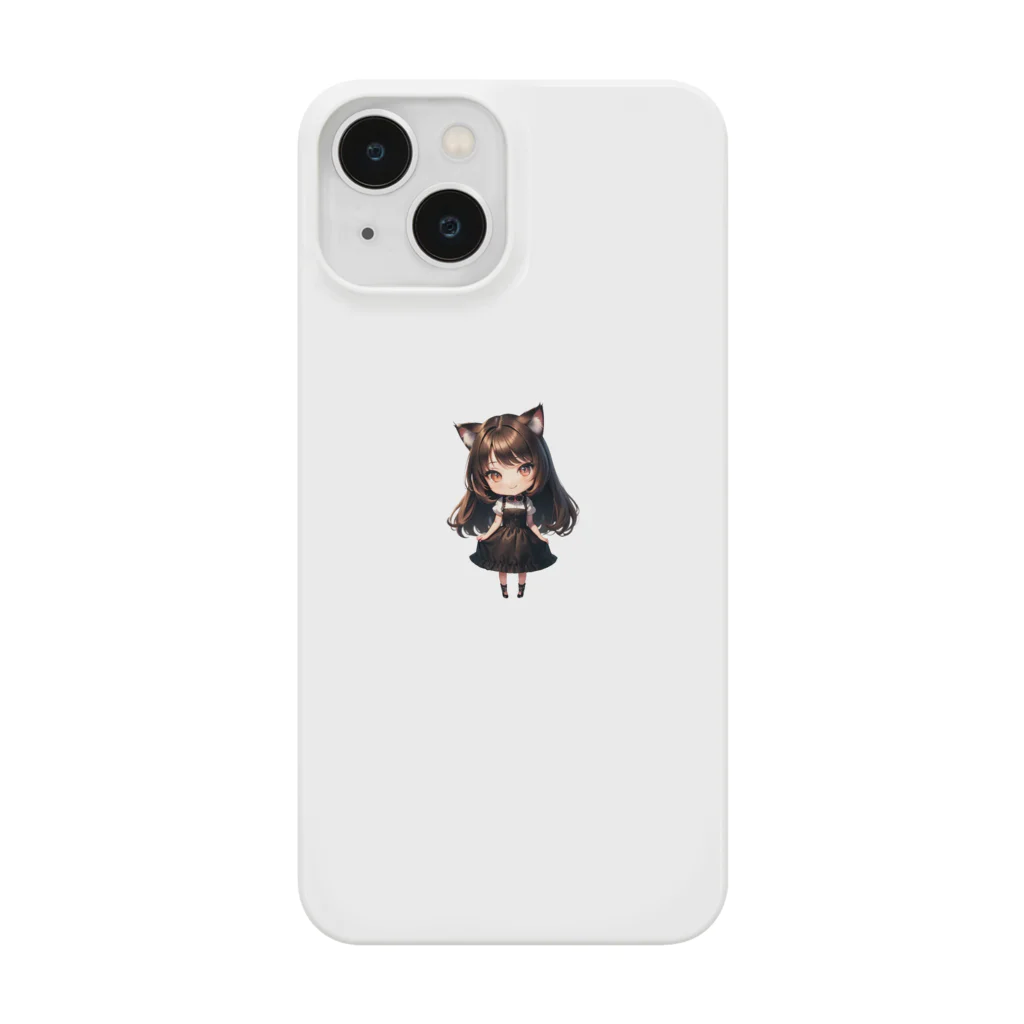 二頭身キャラが好きですの二頭身猫耳女子１ Smartphone Case