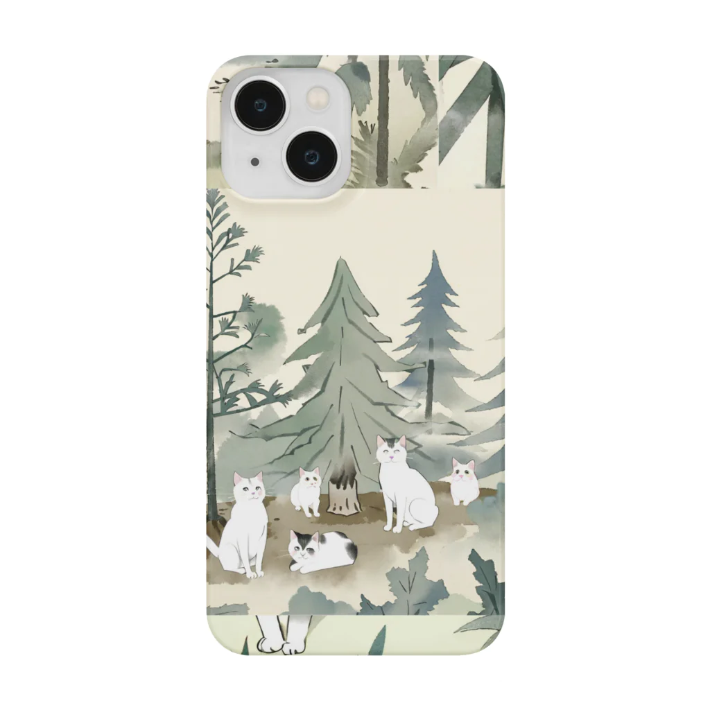 ひとやすみ　らいふの猫おかしい Smartphone Case