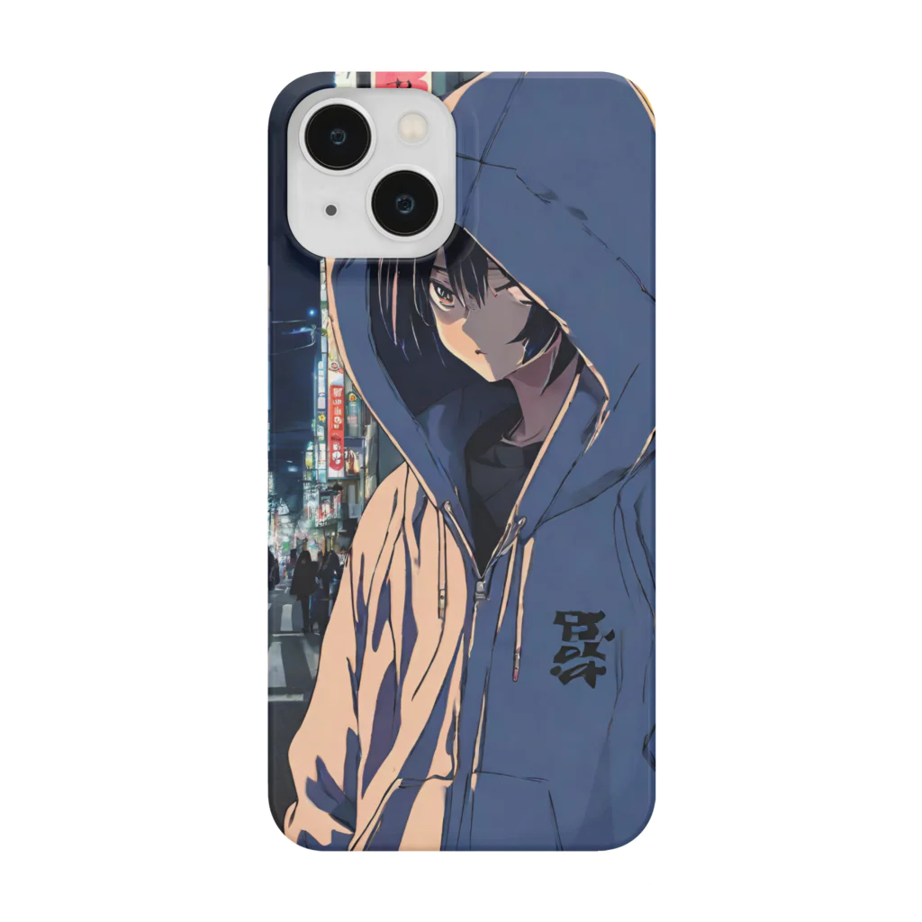 El Sol 85のパーカーフードの少女　池袋編 Smartphone Case