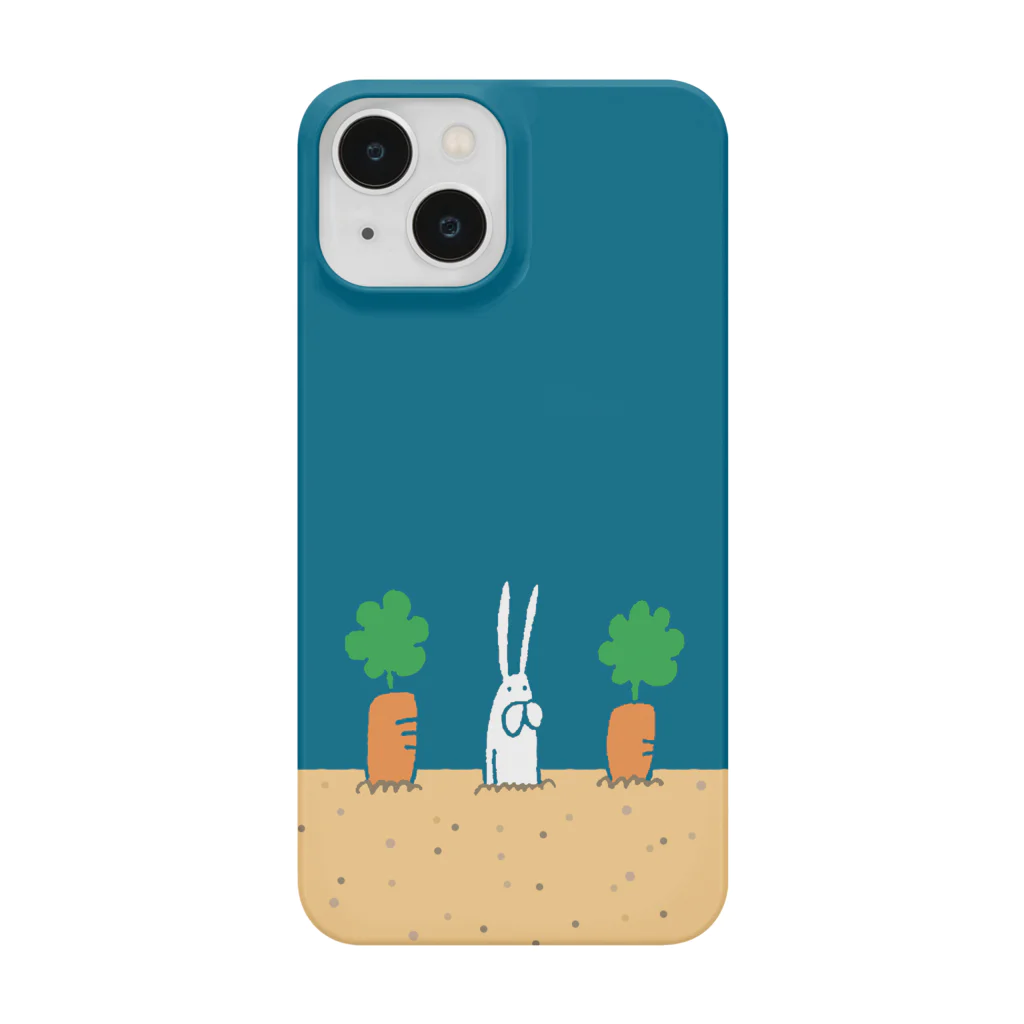 くらきち ONLINE SHOPのうさぎタイツと畑 iPhone Smartphone Case