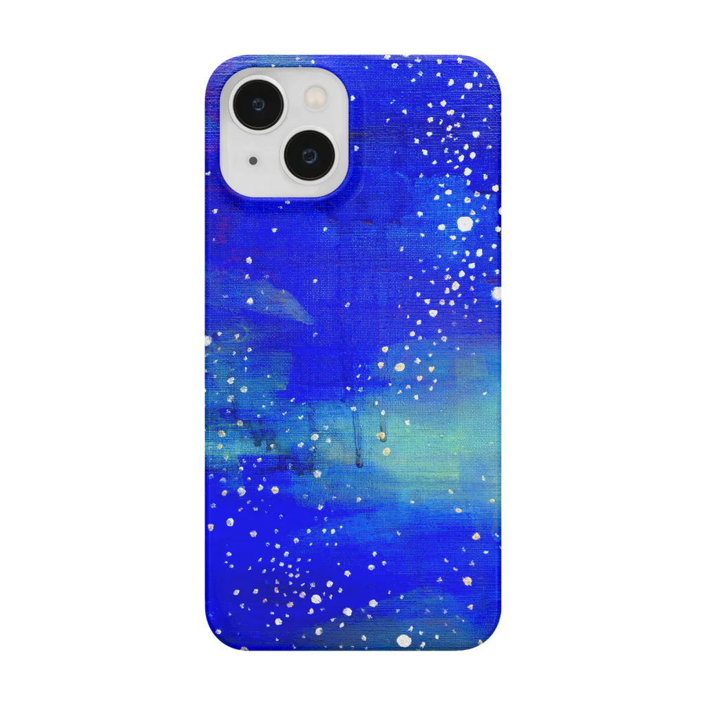 アトリエいろりの油絵「星へ還る」 Smartphone Case