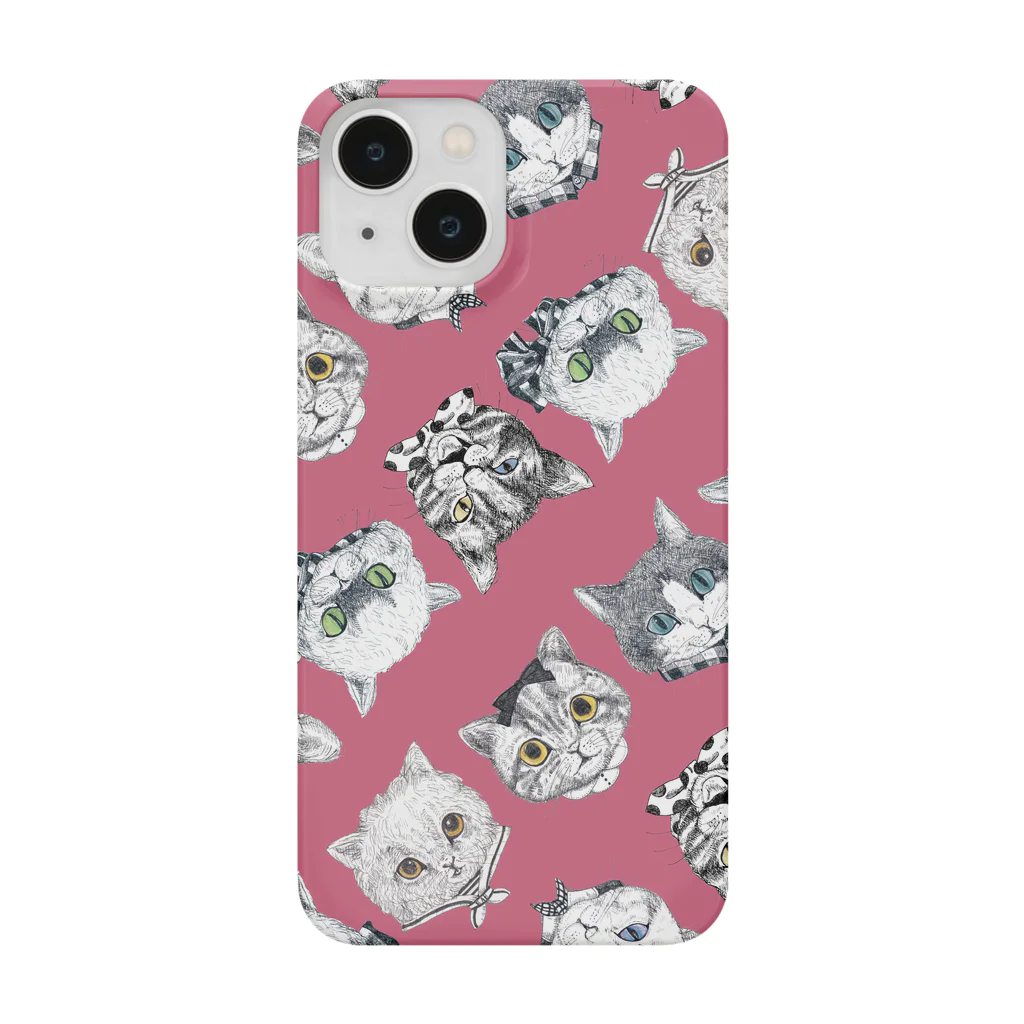 Ringo |  シュレの森　at SUZURIのNEKOS キャンディピンク Smartphone Case