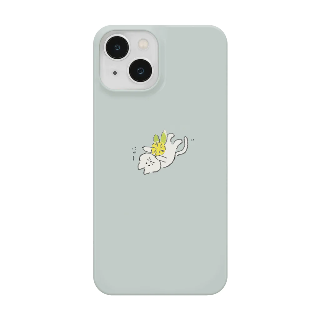 miii original shopのまったりねことたんぽぽ Smartphone Case