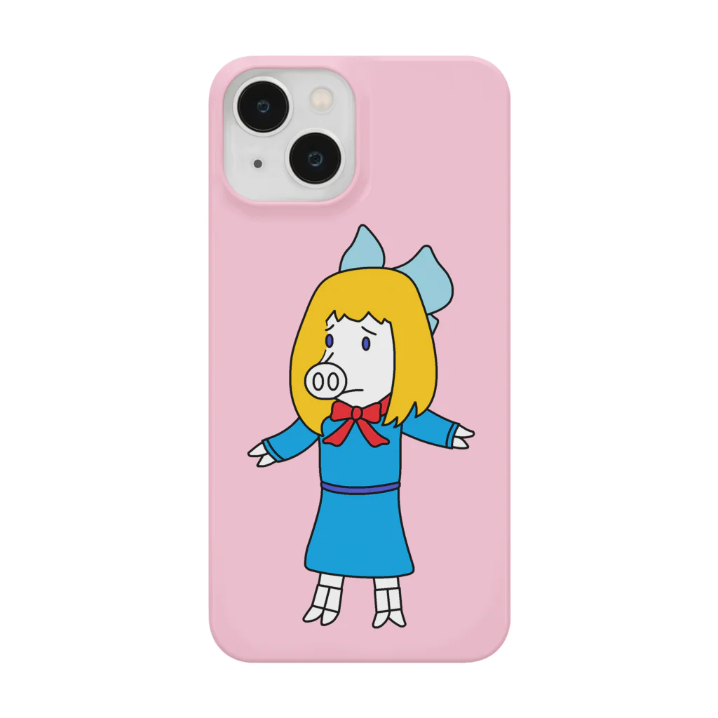 豚人イラストのパンダ武島のブララが立った！！（スマホケース版） Smartphone Case