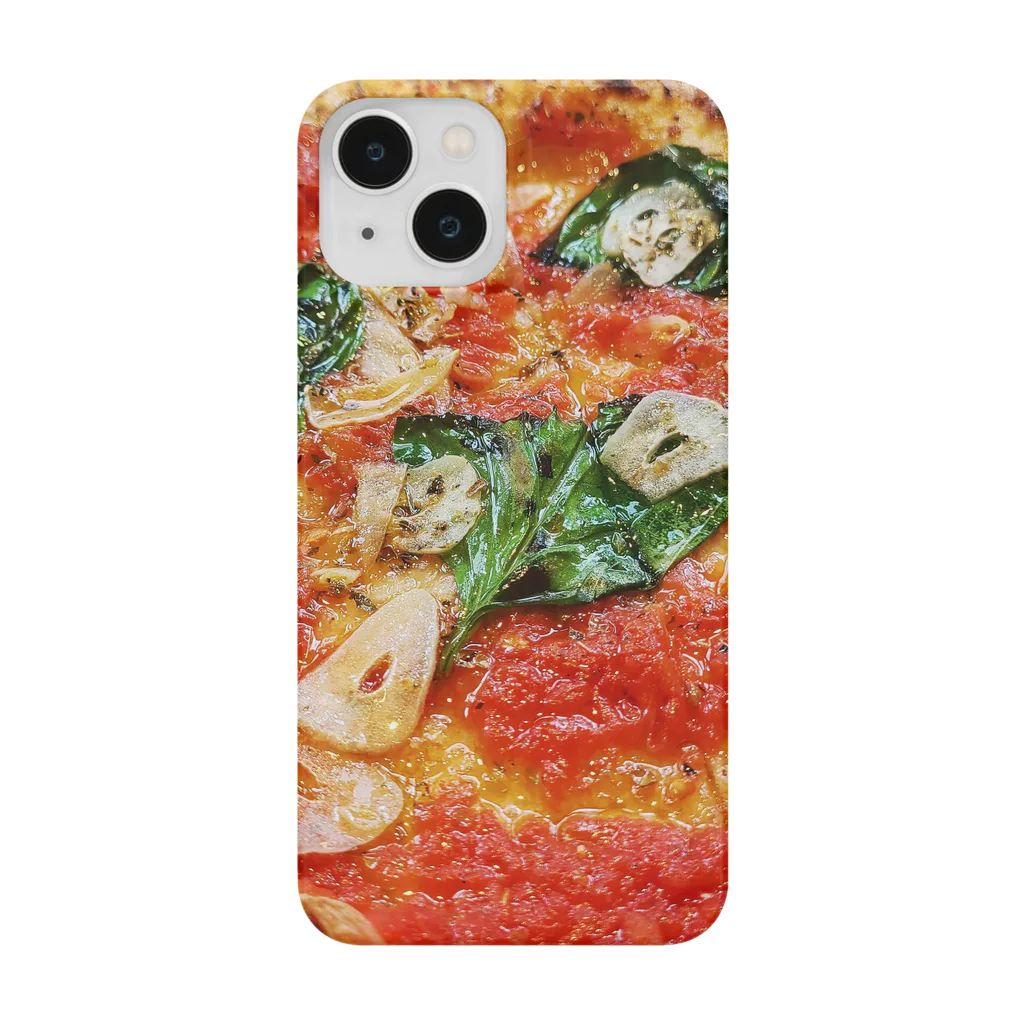 晩ごはん製作のピザ マリナーラ Smartphone Case