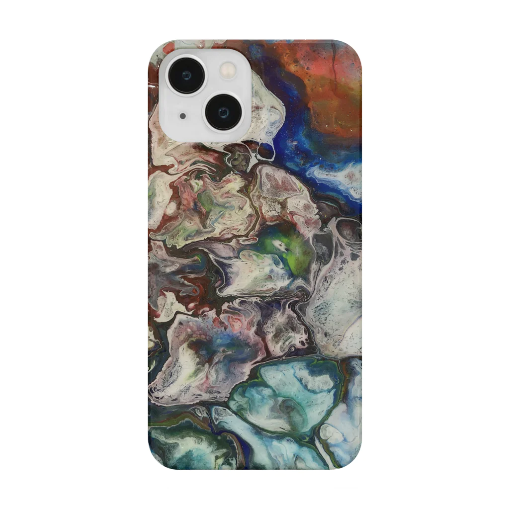 JapaneseArt Yui Shopの悪魔の雄叫び スマホケース