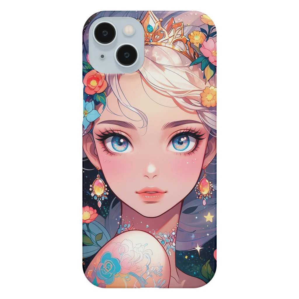 UNIQUE〜AIアートショップ〜のフラワーガール③ Smartphone Case