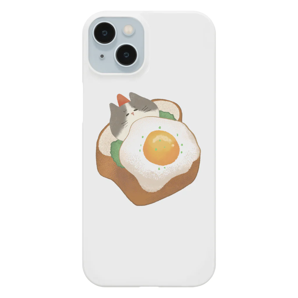 GOAT9 - ぼうし猫のイラストグッズ -のすやすや猫ちゃん Smartphone Case