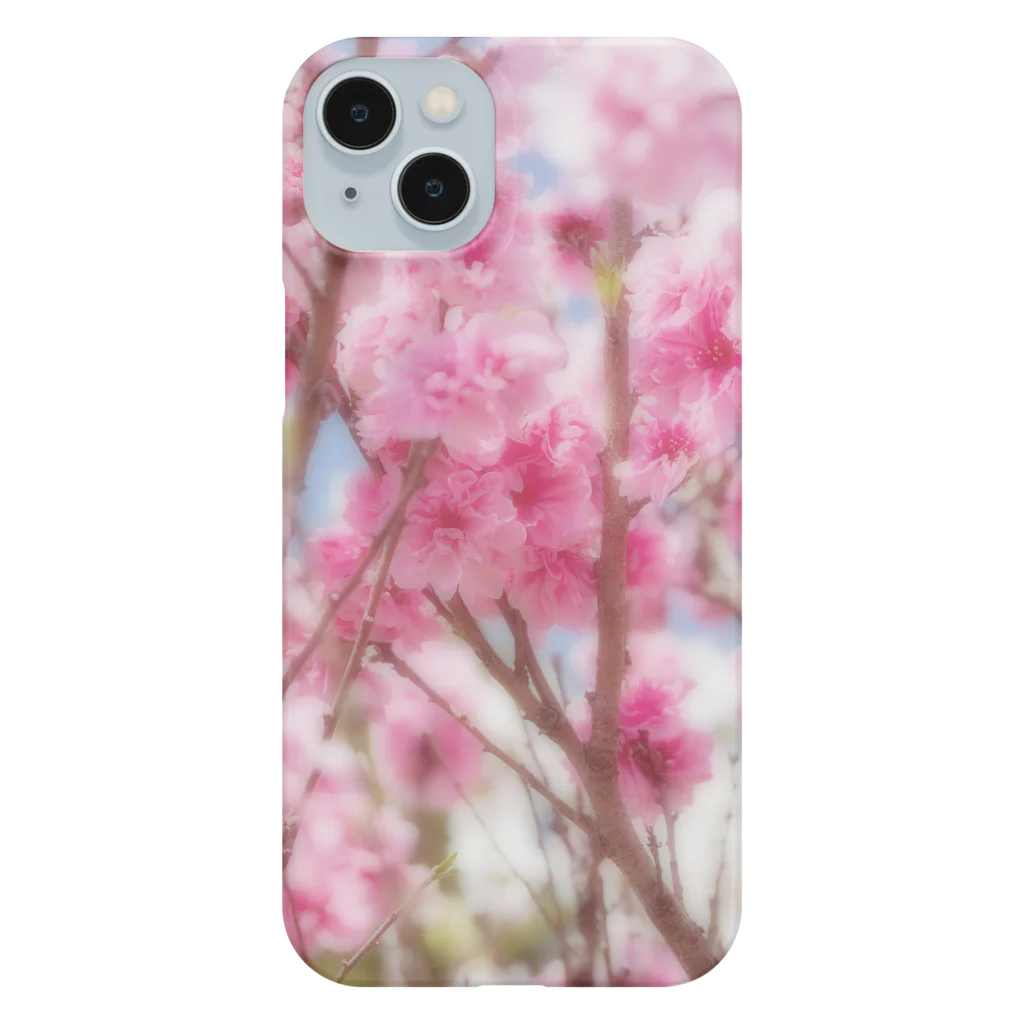 akane_art（茜音工房）の花フォト（八重桜） スマホケース