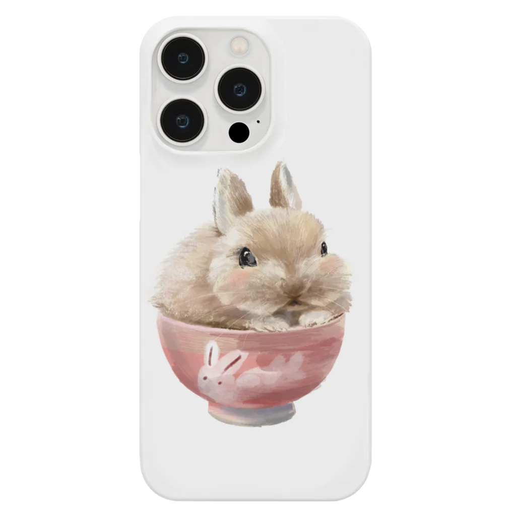 うさぎのうみちゃんねるショップのPets for You作品〜お茶わんうみ（赤ちゃんVer.） Smartphone Case