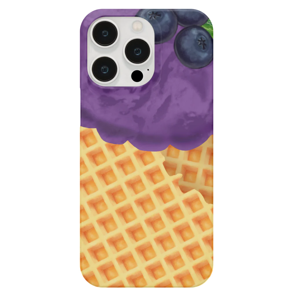 ayasuyaのブルーベリーアイスクリーム Smartphone Case