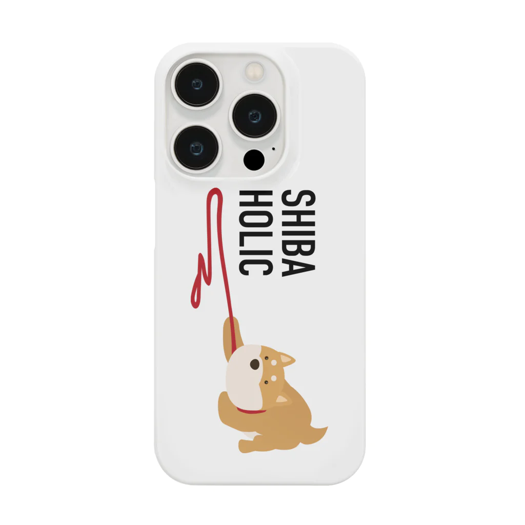 しばじるしデザインのSHIBA HOLIC（赤✕赤） Smartphone Case