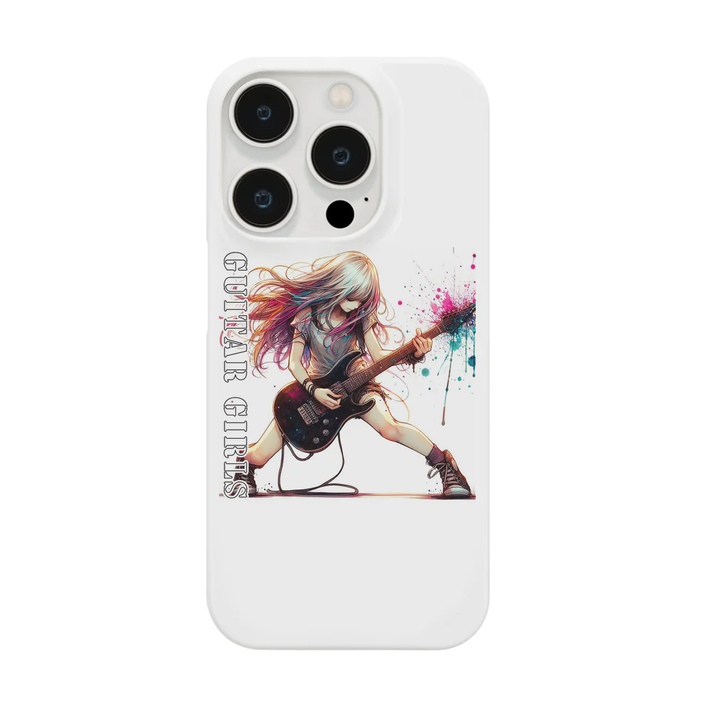 PALA's SHOP　cool、シュール、古風、和風、の GUITAR GIRLS 10 Smartphone Case