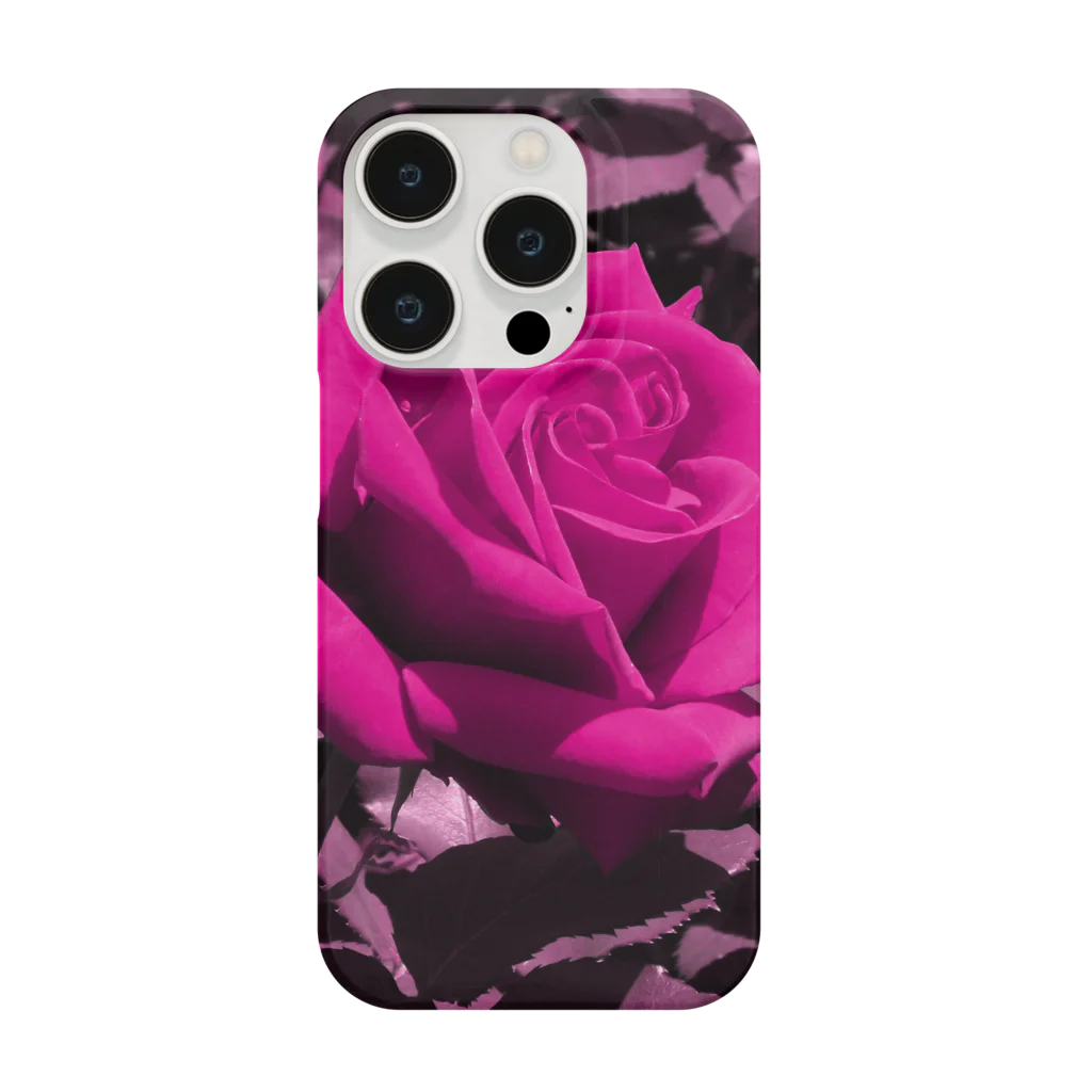 hsh2006のRose(Magenta) スマホケース