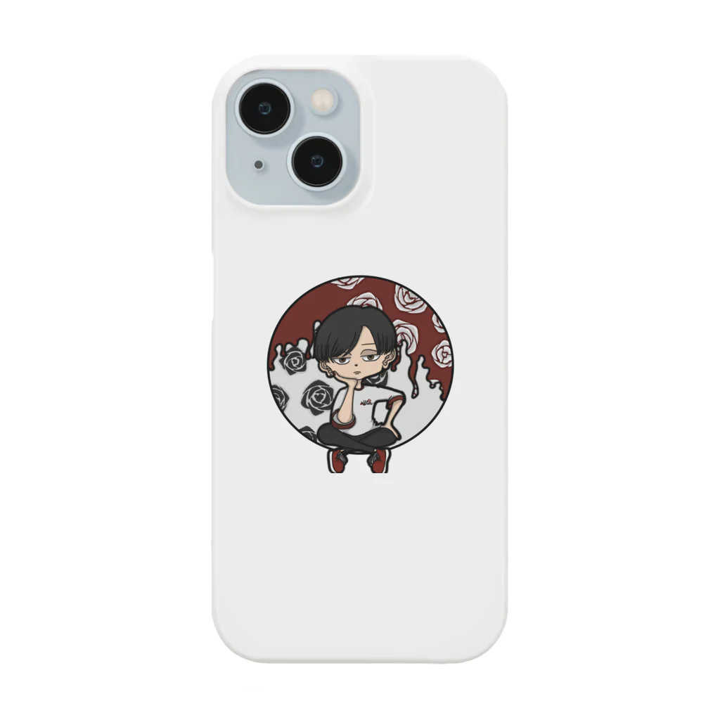 極妻。のほしい物リストの黒髪の男の子 Smartphone Case