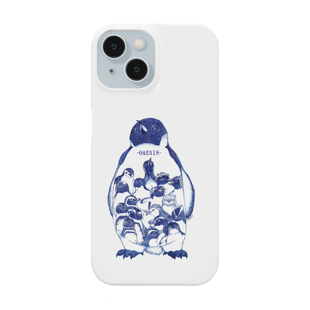 ヤママユ(ヤママユ・ペンギイナ)の-042518-World Penguins Day Smartphone Case