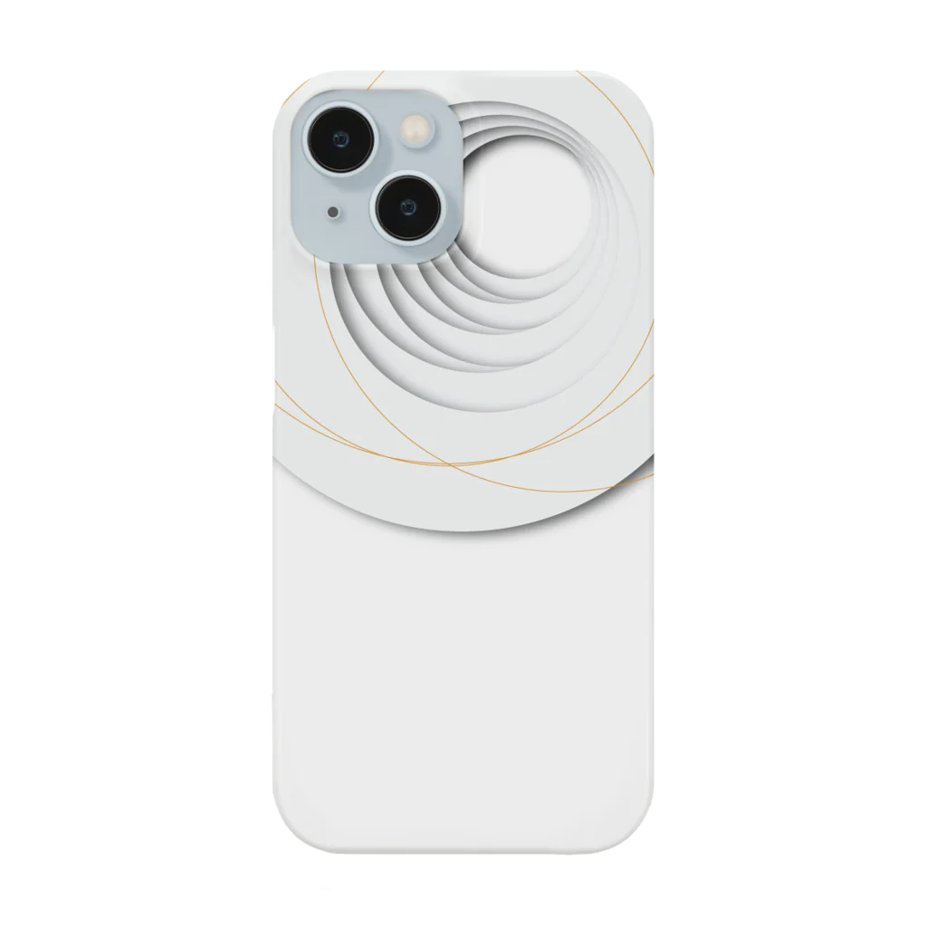 11UCOのCircles -new air white- Smartphone Case