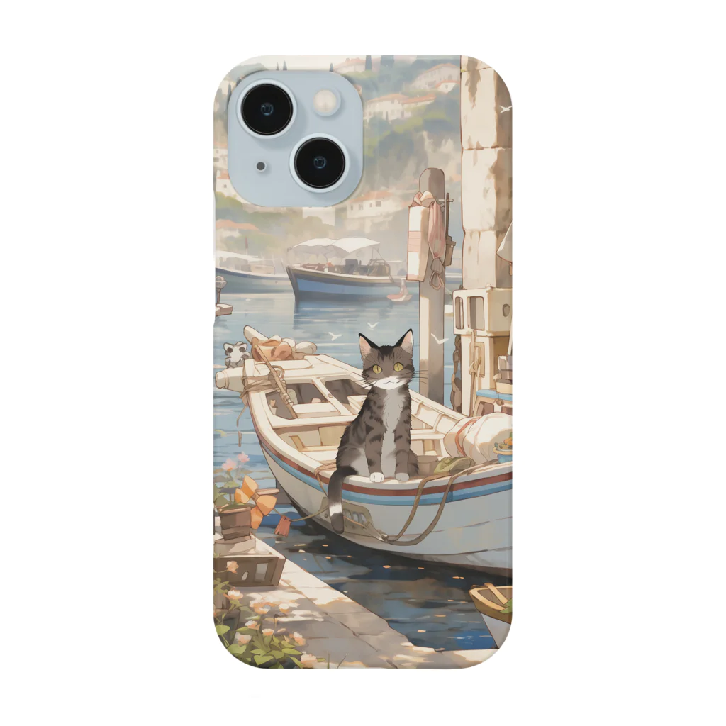 ANIMAL WORLDの港のエジプシャンマウ ネコ スマホケース Smartphone Case