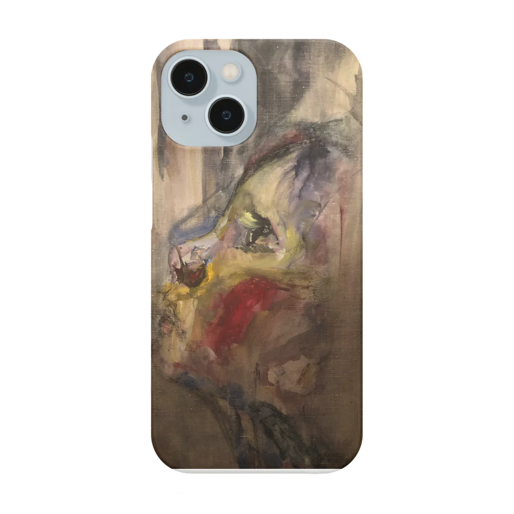 青い猫の瞬き Smartphone Case