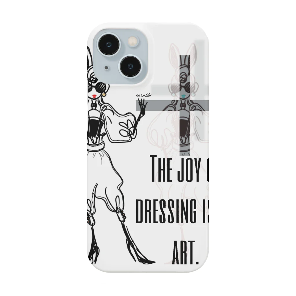 ＋CARABBIのファンキーうさLOVEガール♪ Smartphone Case