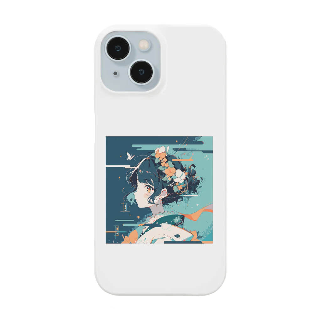 マルトモ3の着物ガール Smartphone Case